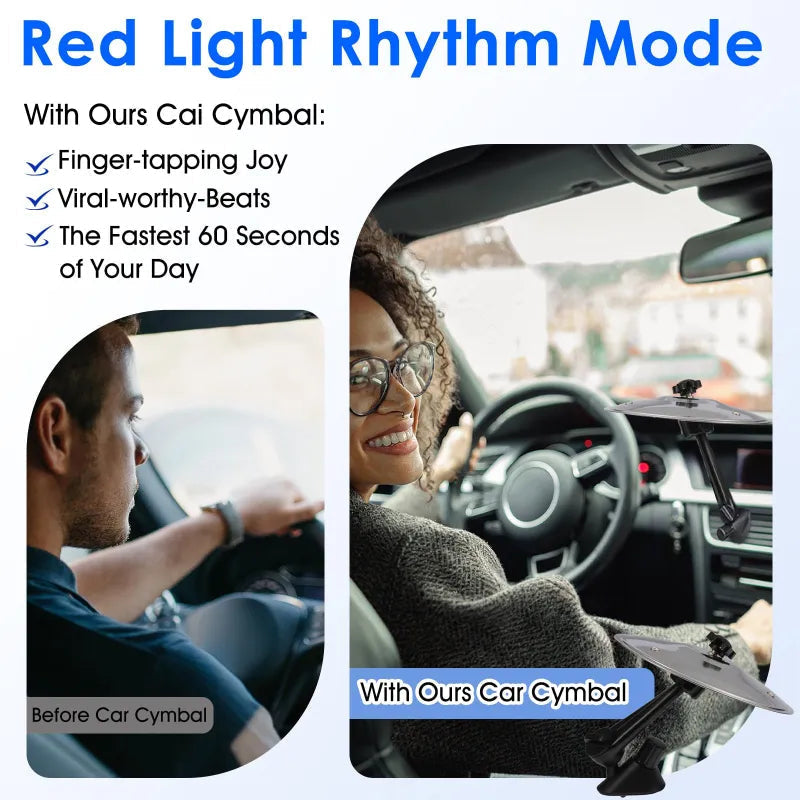 🎶 Car Crash Cymbal Air Vent  - Make Your Driving More Fun🚗