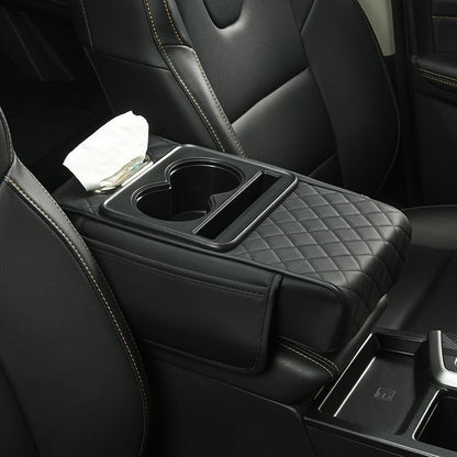 Multifunctional PU Leather Car Armrest Box Mat